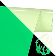 Cost Savings: Glow in the dark heat transfer vinyl is available in 12" x 5 ft/12" x 10 ft rolls and is packaged in rolls that can be cut to any desired length to increase the number of designs and reduce waste when compared to A4 wide format. Glow in...
