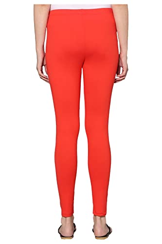 Image of H2 Women's Ankle Length Stretchable Cotton Leggings - Soft Stretch for Casual and Yoga