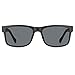 Fossil Men's FOS3061s Rectangular Sunglasses, Matte Black/Gray, 57 mm