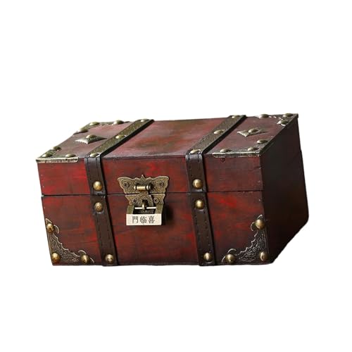 Boîte de rangement bois de qualité supérieure avec fermeture vintage - 2