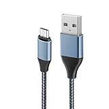 Micro Charging Cable Nylon Braided Cord Compatible Samsung Galaxy Tab A, E, S2, 4, 3, SM-T580/...