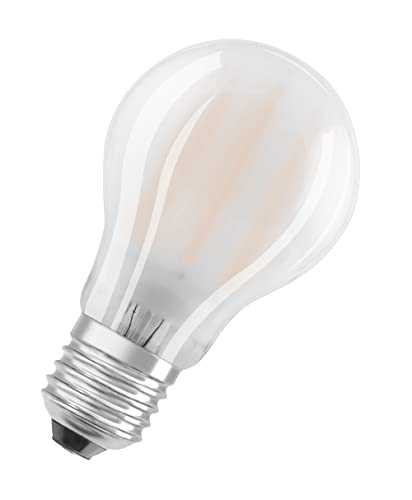 Osram LED-Lampe, Sockel: E27, Warm weiß, 2700 K, 11 W, Ersatz für 100-W-Glühbirne, matt, LED BASE CLASSIC A, 3er-Pack