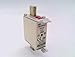 EDISON FUSE 16NHG000B 500 Volt, Class C GL/GG, Square-Body with Knife Blade Contact, Fuse, 120 KAIC, Live GRIPPING Lug, Blade END Connection, Combination Fuse Status Indicator, 16 AMP