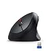 TeckNet M002 Mouse Wireless Verticale Ergonomico &ndash; Ottico Ricaricabile 4800 DPI &ndash; Nero
