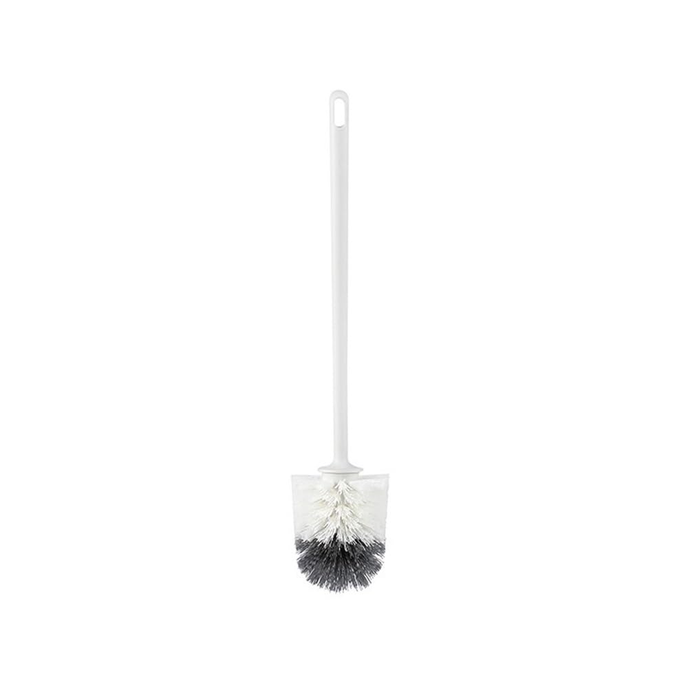 toilet brushes & holders Toilet Brush Punch-free Thickened Plastic Long Handle Bathroom Supplies(White)