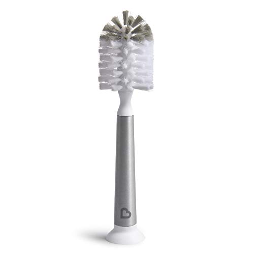 Image of Munchkin Shine Stainless Steel Bottle Brush and Refill Brush Head