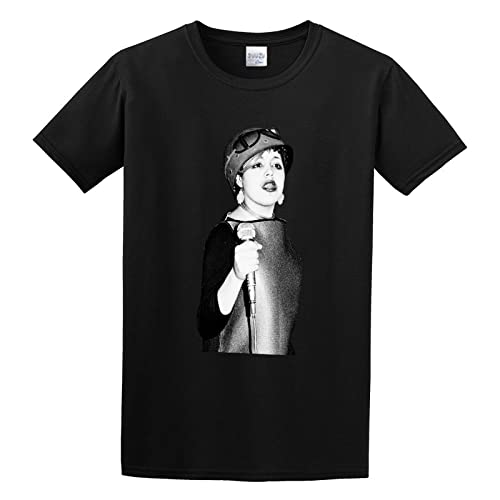 Poly Styrene on Stage with X-Ray Spex Photo Punk Rock Black T-Shirt Printed Tee Graphic Top for Men Shirt M