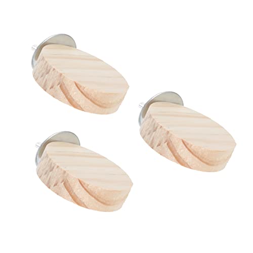 LIOOBO Parrot Bird Cage Perch Board Bird Seat Board Wooden Branch Perches Parrot Stand Toys