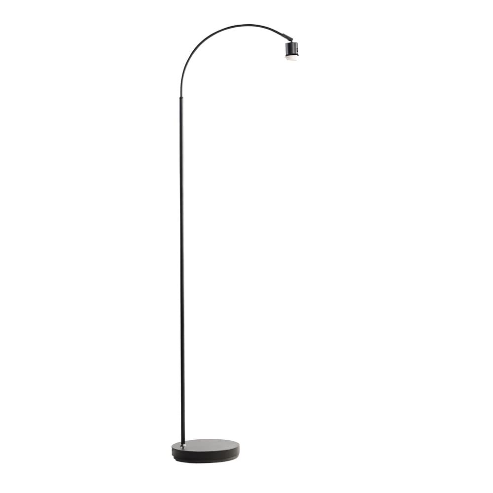 firstchoicelighting Black Arched Floor Light or Standing Lamp, Height 160cm, LED Compatible, Shade Not Included