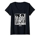 Photo Gallery donna bruh funny witch halloween donne streghe occulto witchy vibes maglietta con collo a v Photo Gallery donna bruh funny witch halloween donne streghe occulto witchy vibes maglietta con collo a v