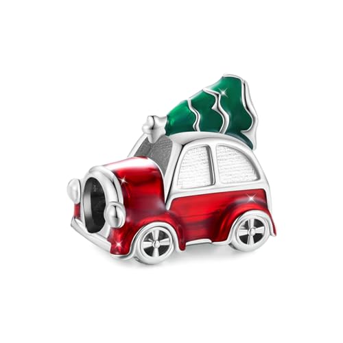 Image of GNOCE Christmas Charm Silver Plated & Sterling Silver Bracelet Gift