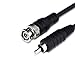YSJJZRL BNC to RCA Adapter Cable RCA Male to BNC Male Connector Cable for Surveillance CCTV Camera System (1M)