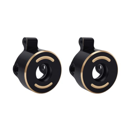 NMNRC SCX30 Brass Steering Knuckles Caster Blocks for Axial 1/30 SCX30 Series Upgrades Part Black