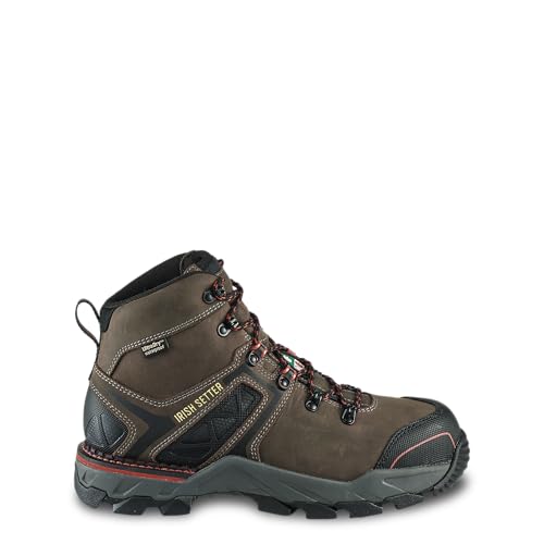 Irish Setter, Crosby, Men’s, 6", Waterproof, Non-Metallic Safety Toe (CSA), Work Boot, Gray4