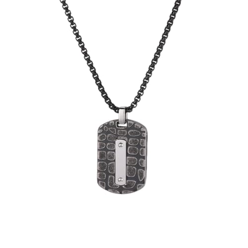 Pendentif acier titane haut de gamme : élégance masculine et style épuré