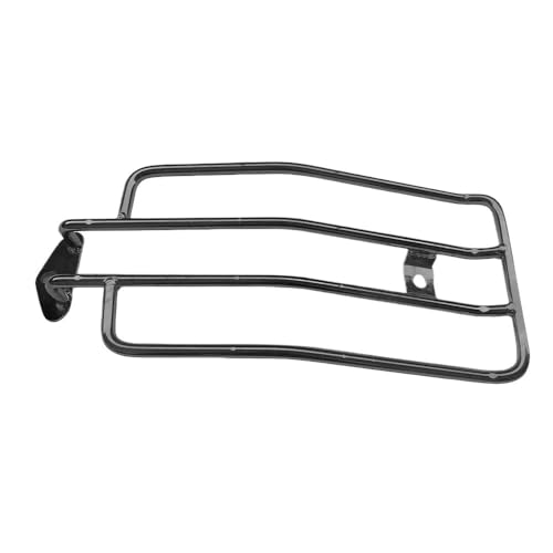 Porte-bagages moto noir et argent pour Sportster XL 883 1200 1985-2003
