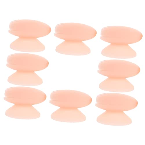 FOMIYES Silicone Lip Brush Covers 8 Pack Lip Brush Protectors for Cosmetics Portable Sturdy Lip Makeup Brush Organizers