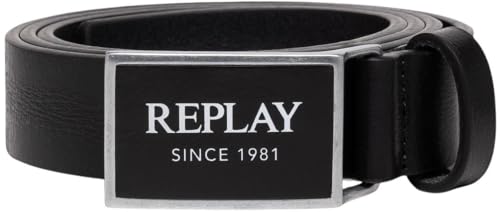 Ceinture homme Replay AM2714 en cuir pleine fleur premium