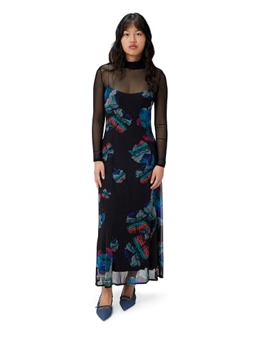 Desigual Vest_Watercolor_Lacroix, 2000 Negro, XXL