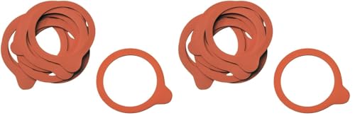 APS 82395 10er-Set Gummidichtringe für Weck-Gläser, für Gläser mit Ø 11 cm, Dichtungsringe, Naturkautschuk (Packung mit 2)