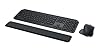 Logitech MX Keys S Combo: MX Master 3S, MX Keys S & MX Palm Rest - Grafite, Layout Internazionale QWERTY