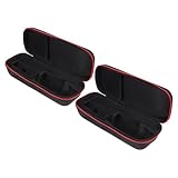 MOTHNUR 2個 ハンドヘルドマイクケース 耐衝撃ショック 設計 ジッパー開閉簡単 ワイヤレスマイク用 収納便利 小物収納対応 プレゼントに