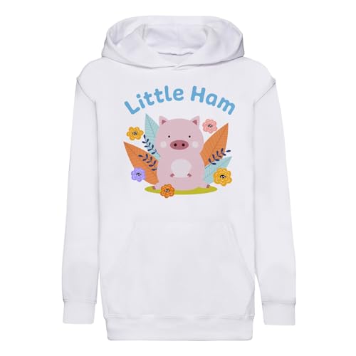 Sweat à capuche enfant petit cochon cadeau d'anniversaire mignon