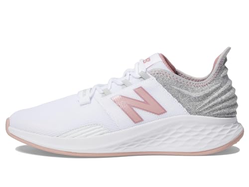New Balance New Balance Women's Fresh Foam ROAV Golf Shoe, 9.5 B, White/Pink