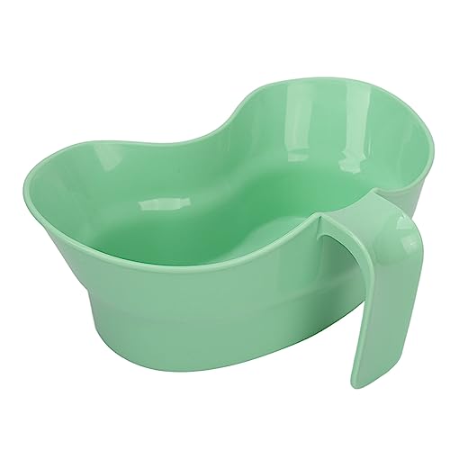 Image of Dioche Oral Care Basin Cup, Inward Curved Unbreakable Large Diameter Vomit Bowl Tooth Brushing Tray for Elderly Bedridden 300ml