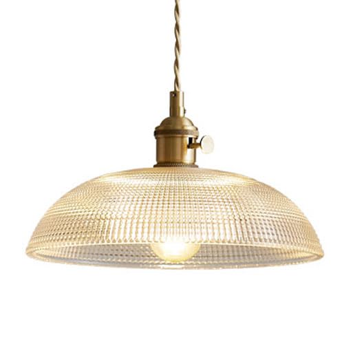 Lustre en verre suspendu au design nordique épuré pour plafond