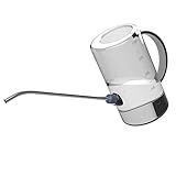 Brilliest Long Spout Plastic Watering Can for Indoor Plants β Clear Measurable Scale β Detachable Spout β Small - Hanging Plants/Houseplants/Succulents/Flowers/Outside Gardening