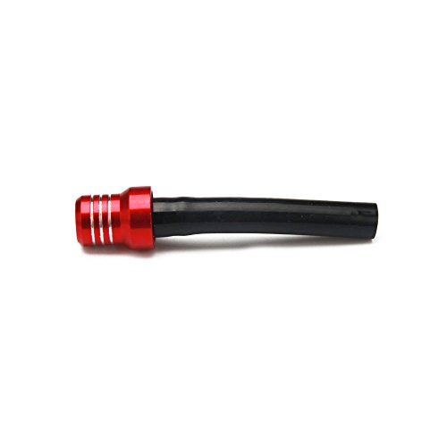Image of Dirt Bike Gas Cap Vent Hose 3 Pcs Fuel Tank Valve Tube Breather CNC Universal for 50-450cc CRF XR CR SSR TRX ATV Dirt Pit Bike Red