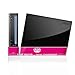 DeinDesign Autocollant Compatible avec Nintendo Wii Sockel Sticker Film Autocollant Rose Déclaration Boisson