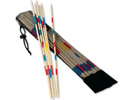 cavernedesjouets Jeu géant en Bois Mikado 75 cm - Jouet d'adresse Plein air XL - Jeu de société : Enfant ou Adulte
