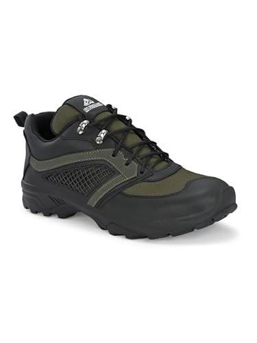 Image of Leo Fitness Outdoor Trekking & Hiking Shoes for Men Waterproof for All-Terrain Grip with Soft Rubber Outsole