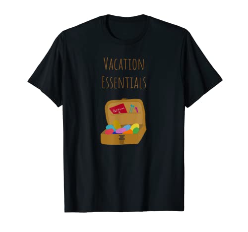 Funny Vacation Essentials - Maleta de hilo Camiseta