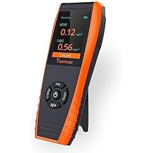 Portable Air Quality Detector | Laser Particle Sensor for Temperature | PM 2.5/10 Indoor air Quality Monitor | VOC | TVOC Big TFT LCD Display | Applications Chemical Plants | Temtop LKC-1000S+