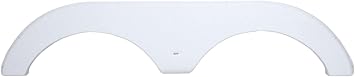 ICON 12033 Tandem Axle Fender Skirt FS2033 for Forest River - Polar White