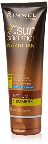 Sunshimmer Water Resistant Instant Tan Wash Off Shimmer - Medium