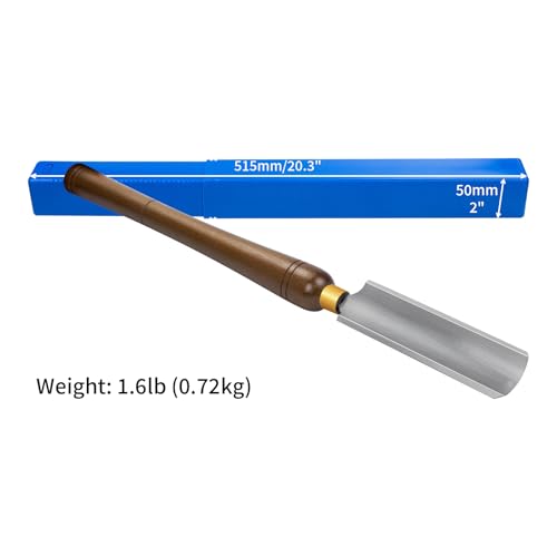 DEEFIINE 2-Inch HSS Spindle Roughing Gouge