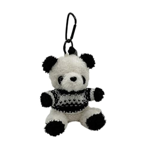 Pilot Panda Keyring Bear Plush Bag Charm Keychain Personalized Decoration