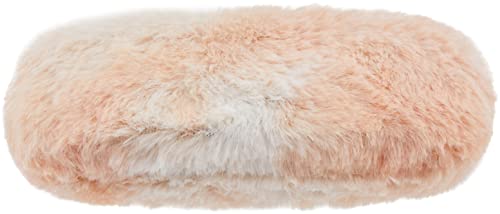 メガネケース かわいい カラフル ボア もふもふ メタル ハードケース クリーム オレンジ 2119-01