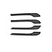 ShiShi Fibre de Carbone Ajuste pour Tesla Modèle 3 Poignée de Porte Ensemble Ensemble de Protecteur de Couleur Poignée de Porte Poignée de Porte Fibre de Carbone Decal (4 pièces)