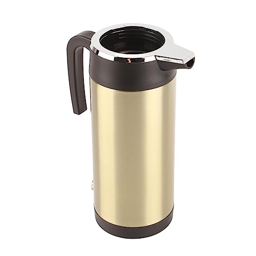 Hervidor eléctrico para auto Qiilu 1000 ml 12V acero miniatura 6