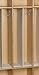 Childcraft 205977 Locker Divider, Wood, 9-1/2" x 29-13/16", Natural Wood Tone