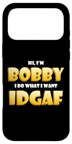 Bobby Costume IDGAF Funny Meme Halloween Costume For Bobbys �X�}�z�P�[�X iPhone 17 Pro Max �p