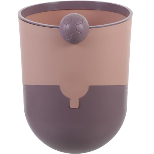 Caneca de basura compacta para cocina estilo nórdico 3L morada