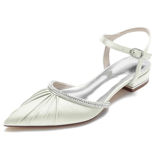 Chaussures de mariée strass et satin haut de gamme fgrid