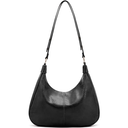 Bolso de hombro para mujer en cuero vegano ultra suave miniatura 1