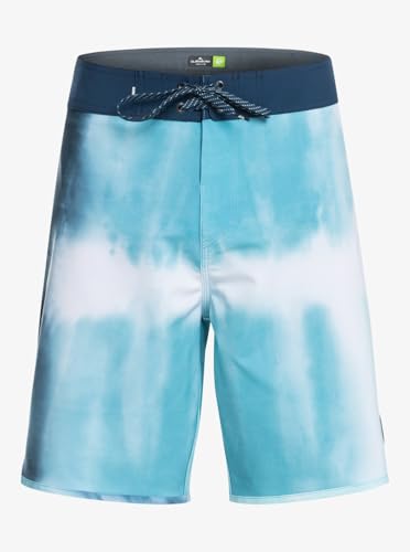 Quiksilver Men's Standard Surfsilk Scallop 19 Boardshort Swim Trunk Bathing Suit